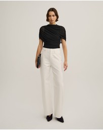 Witchery - Mesh Cape Top