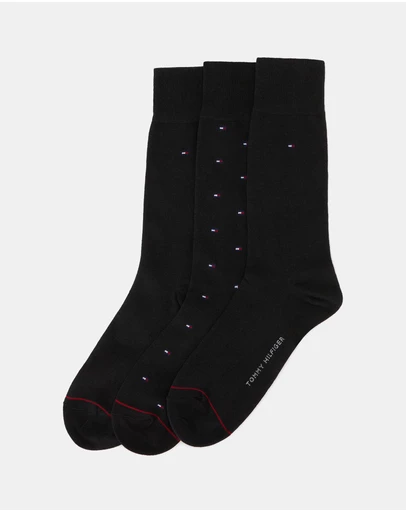 Tommy Hilfiger - 3-Pack Dress Crew Socks
