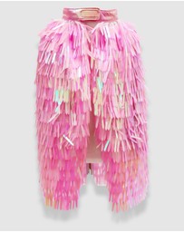Pink Poppy - Dance Sequin Fashion Cape