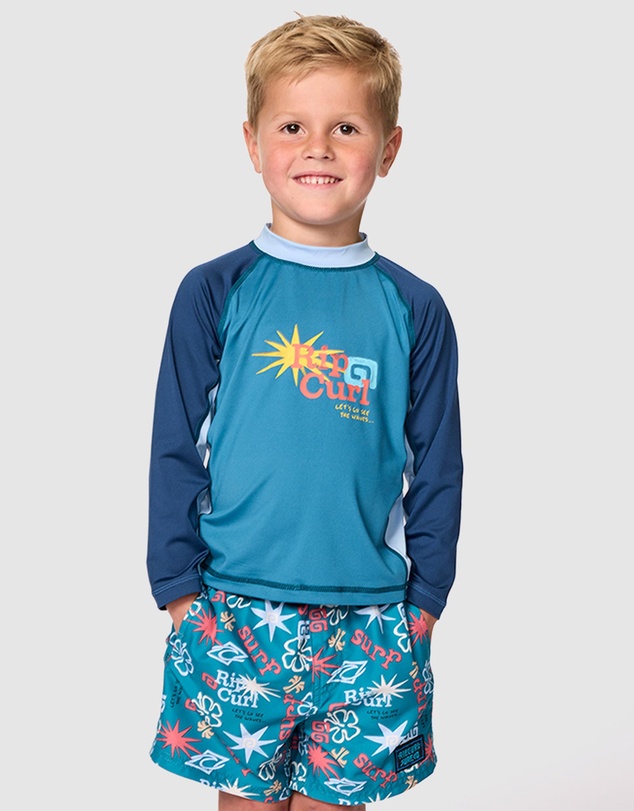 Rip Curl - Wave Dayz UPF LS Rashguard - Kids