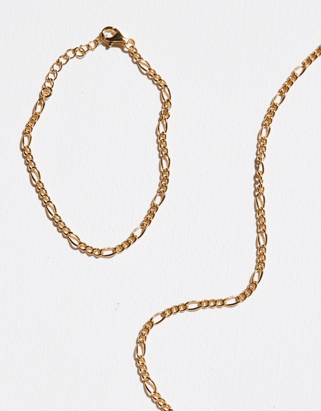 SAINT VALENTINE - Figaro Chain Bracelet - Gold