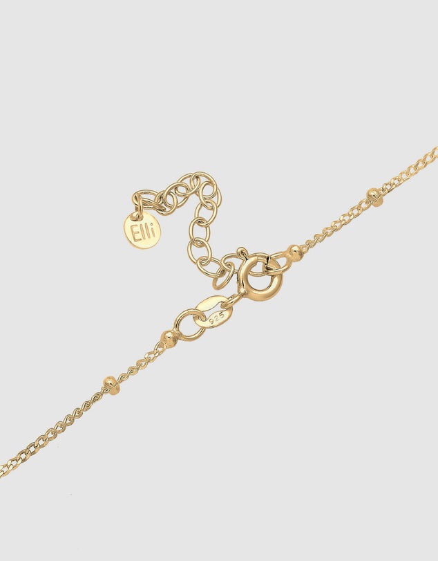Elli Jewelry - Quartz Necklace in Gold-Plated 925 Silver