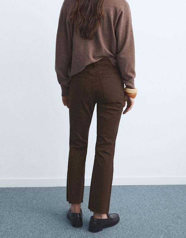 M.N.G - Sienna Flared Cropped Jeans