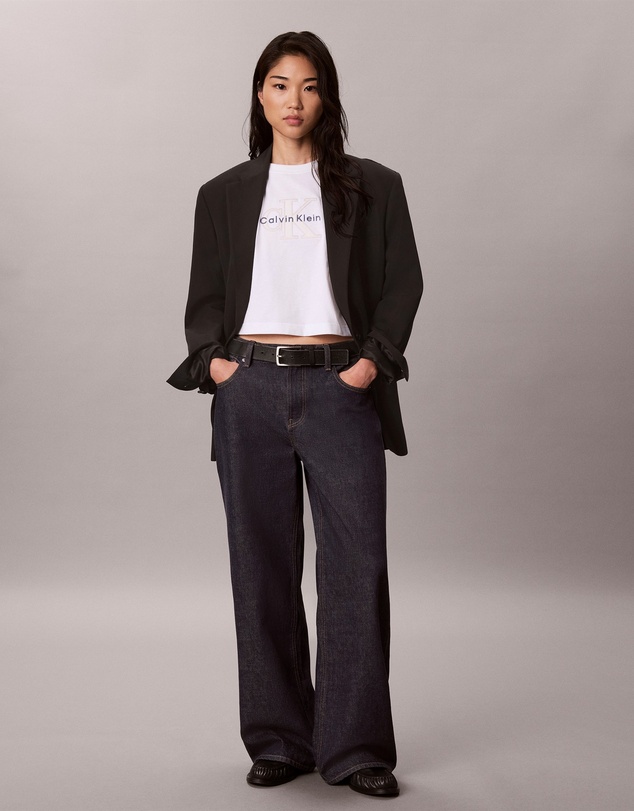 Calvin Klein Jeans - Denim Monologo Boxy T-Shirt