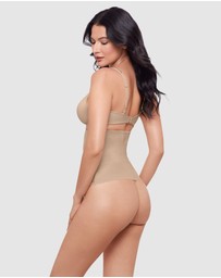 Miraclesuit Shapewear - Sexy Sheer Shaping High Waist Thong