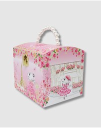 Claris The Chicest Mouse In Paris By Pink Poppy - Claris The Chicest Mouse in Paris Pearl Musical Jewellery Box