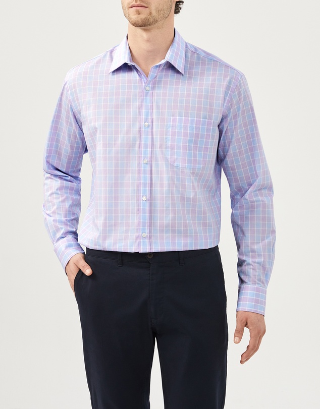 Van Heusen - Windowpane Check Shirt