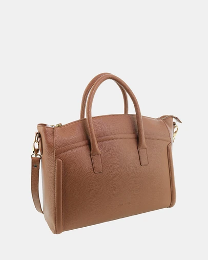 Pierre Cardin - Pierre Cardin Genuine Leather Square Tote Crossbody Bag
