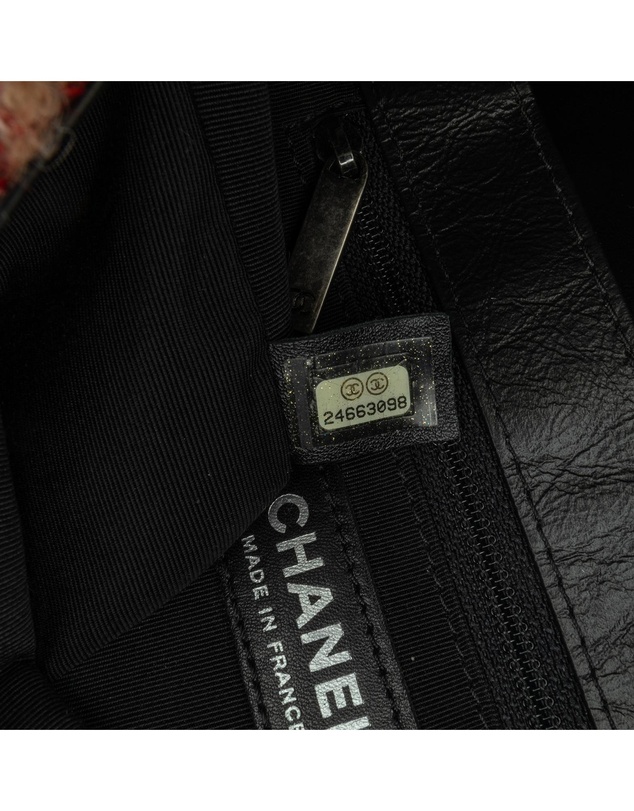 Pre-Loved by Azura Reborn - Pre-Loved Chanel Shearling Tweed Crossbody Bag