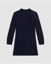 Polo Ralph Lauren - Mini-Cable Polo Sweater Dress - ICONIC EXCLUSIVE - Babies-Kids