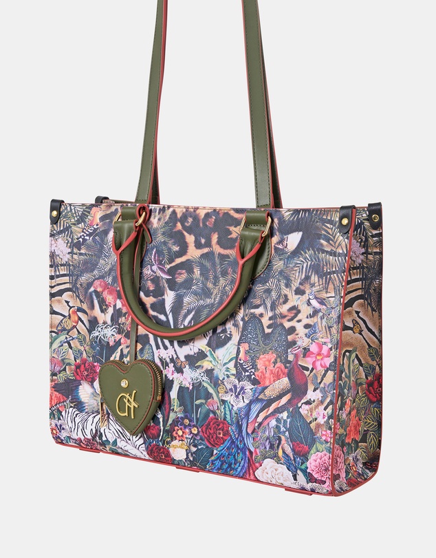 Camilla - East West Tote With Leather Trims