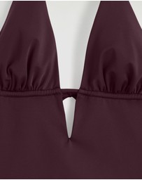 COS - Plunge-Neck Swimsuit