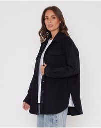 ALEXANDRA - Nelsie Shacket Black