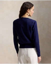 Polo Ralph Lauren - Stretch Cotton-Blend Crewneck Cardigan