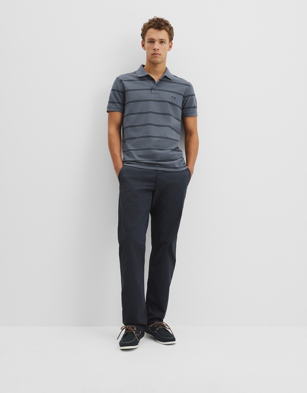Country Road - Australian Cotton Stripe Pique Polo