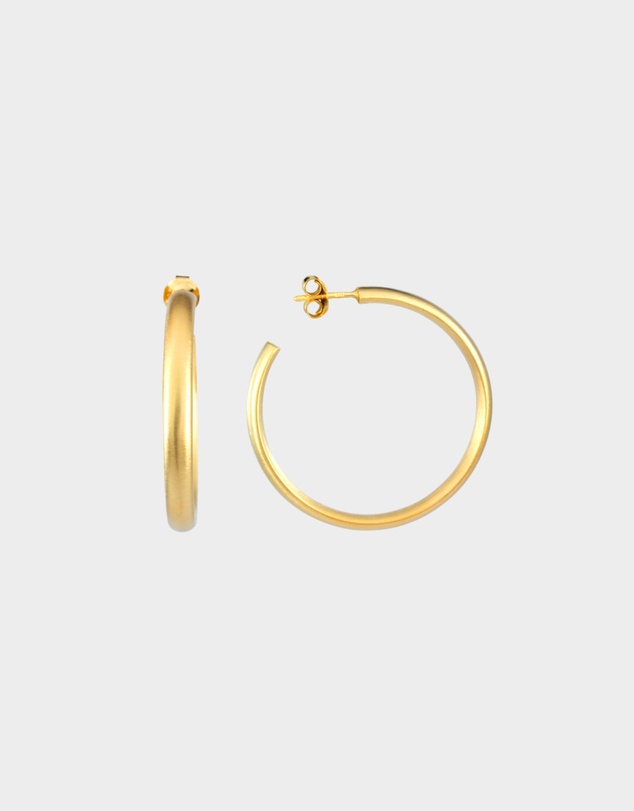 Sunday Stephens - Frosted Hoop Earrings