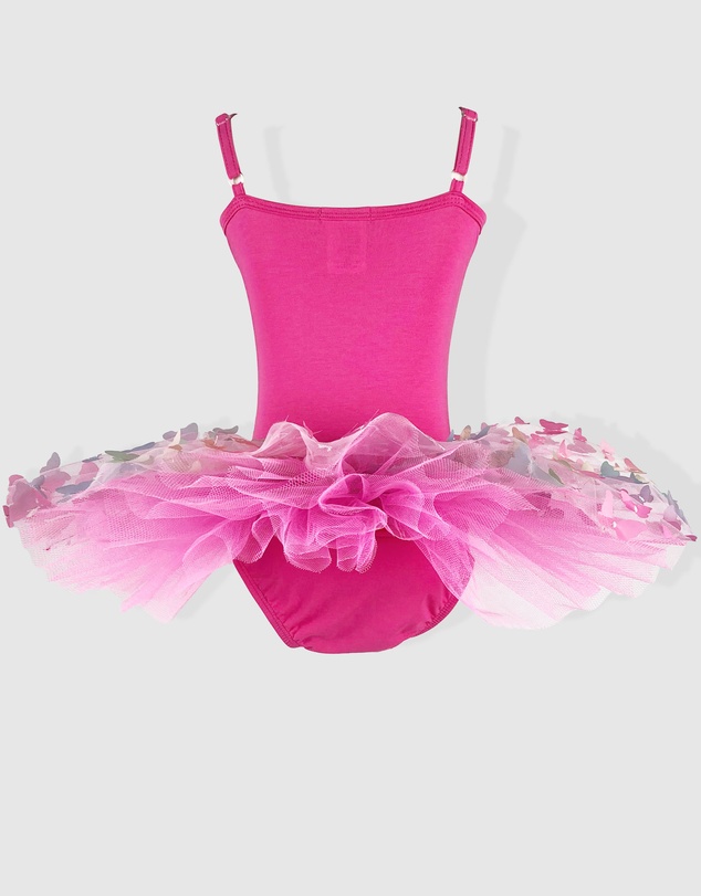 Pink Poppy - Rainbow Butterfly Tutu Hot Pink