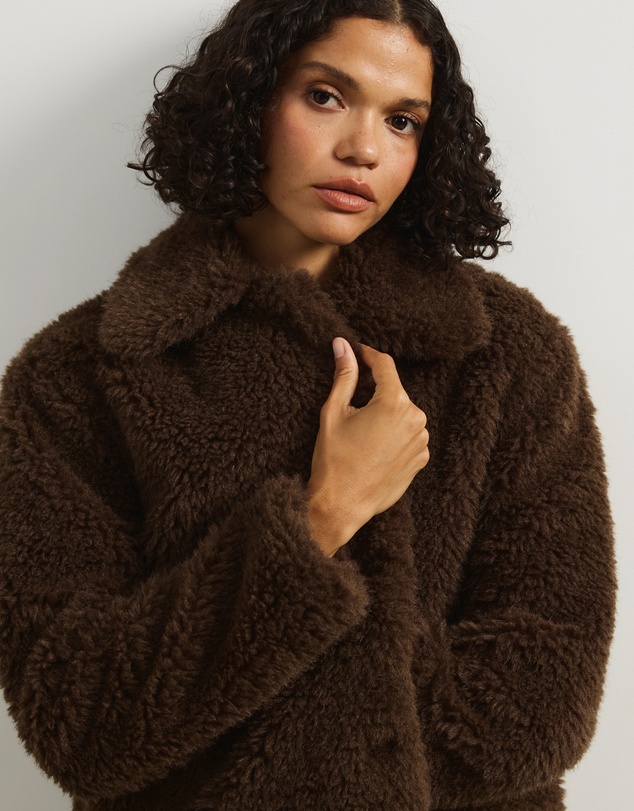 Atmos&Here - Marigold Shearling Jacket