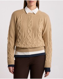 David Lawrence - Gianna Cable Knit Jumper
