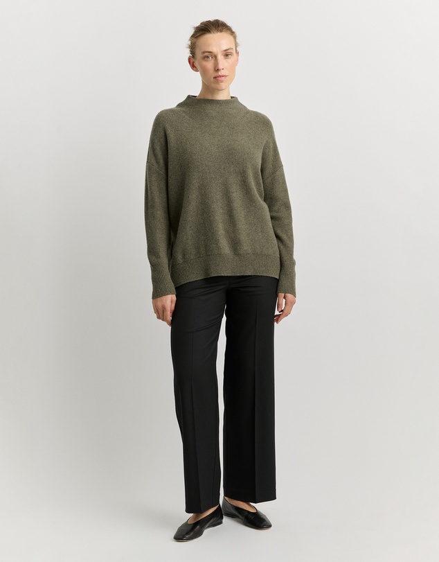 Toorallie - Drop Shoulder Mock Neck