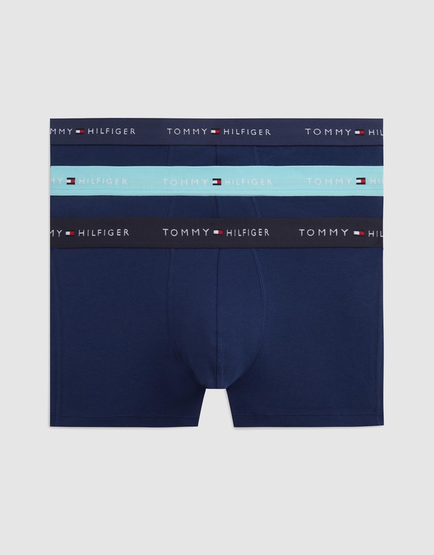 Tommy Hilfiger - 3-Pack Signature Repeat Logo Waistband Trunks