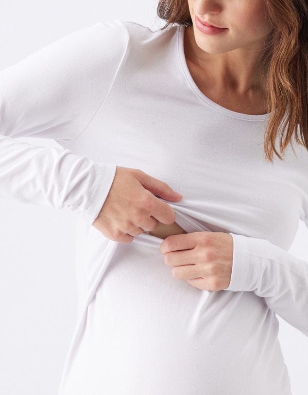 Ripe Maternity - Organic Cotton Nursing Top