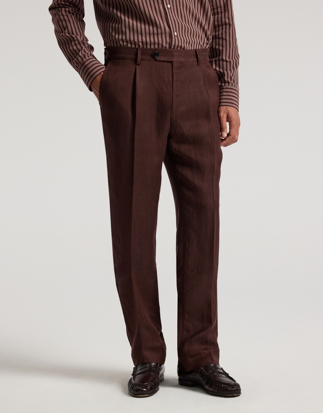 Calibre - Twill Linen Blend Suit Pants Bourbon