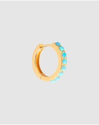 FAIRLEY - Blue Opal Crystal Midi Hoops