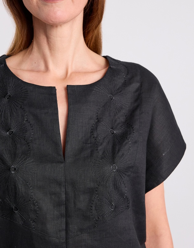 David Lawrence - Andrea Linen Mix Tee
