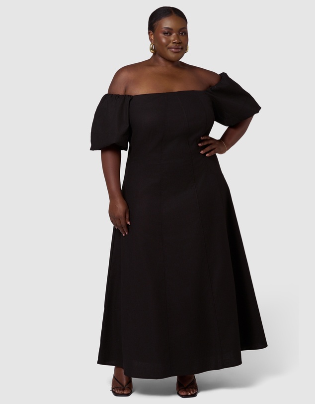 Pink Dusk by Curve Project - Heart Racer Midi Dress