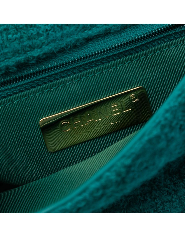 Pre-Loved by Azura Reborn - Pre-Loved Small Wool Tweed Giant Logo Flap