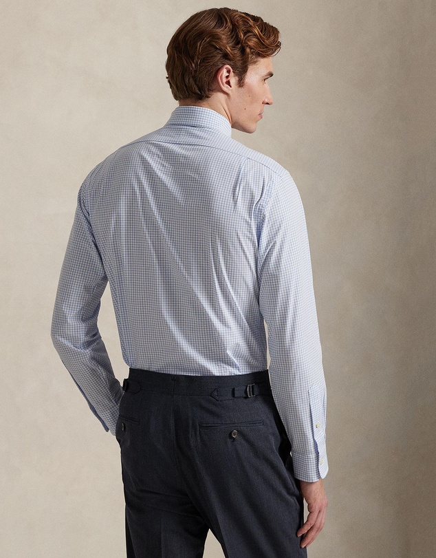 Polo Ralph Lauren - Custom Fit Plaid Stretch Poplin Shirt - ICONIC EXCLUSIVE