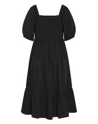 City Chic - Plus size Molli Corduroy Midi Dress - black