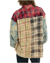 THE TALES - Patchwork Check Flannel Shirt