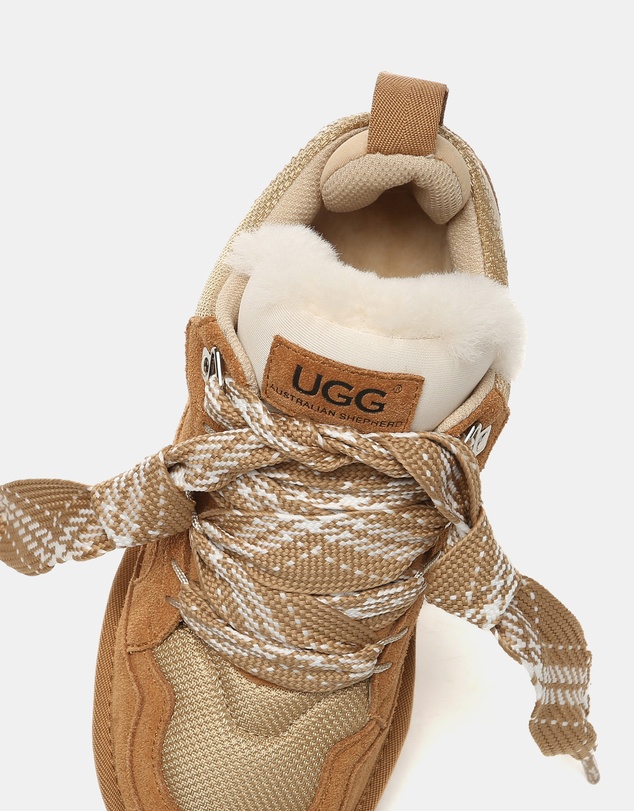 EVERAU - Australian Shepherd Ugg Parkyr Men Cow Suede Upper UGG Boots