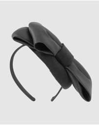 Max Alexander - Felt Winter Pillbox Fascinator with Bow