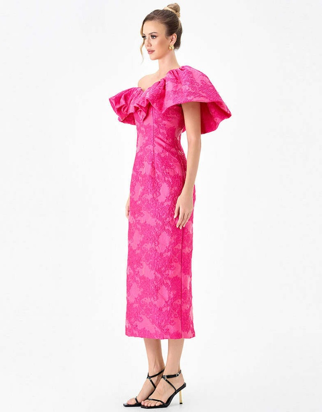 Bariano - Soliel Dramatic Shoulder Column Midi