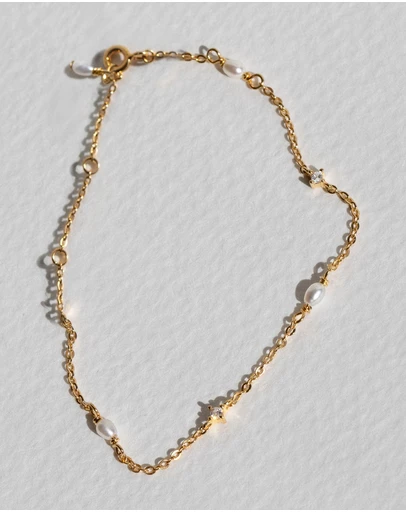 SAINT VALENTINE - Stars & Moons Bracelet - Gold