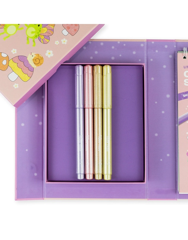 Tiger Tribe - Shimmer Colouring Set - Little Fairy Land
