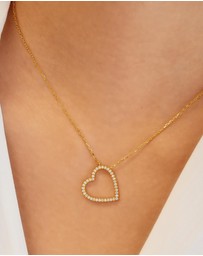 Ania Haie - Ania Haie Gold Heart Pendant Necklace