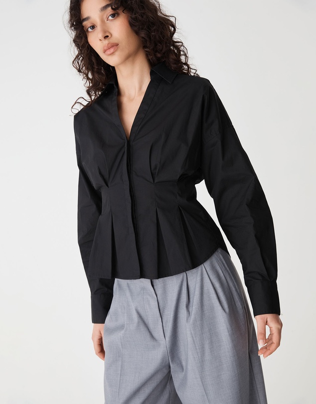Forcast - Billie Pleat Waist Shirt