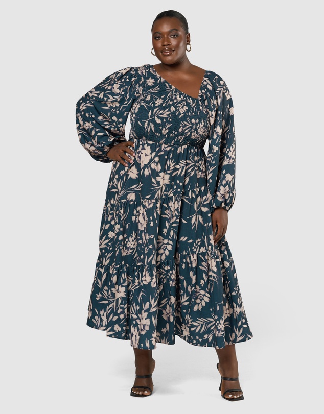Something 4 Olivia - Loris Asymmetric Midi Dress