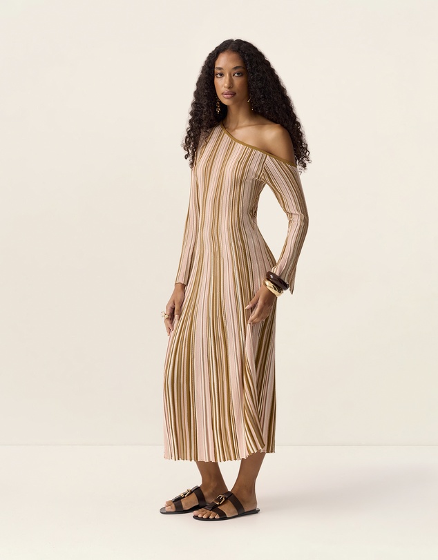 MOS The Label - Selva Knit Off Shoulder Dress