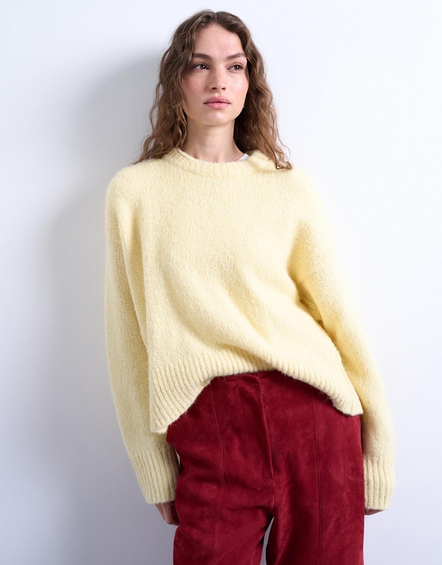 TOPSHOP - Knitted Wool Blend Fluffy Ultimate Jumper