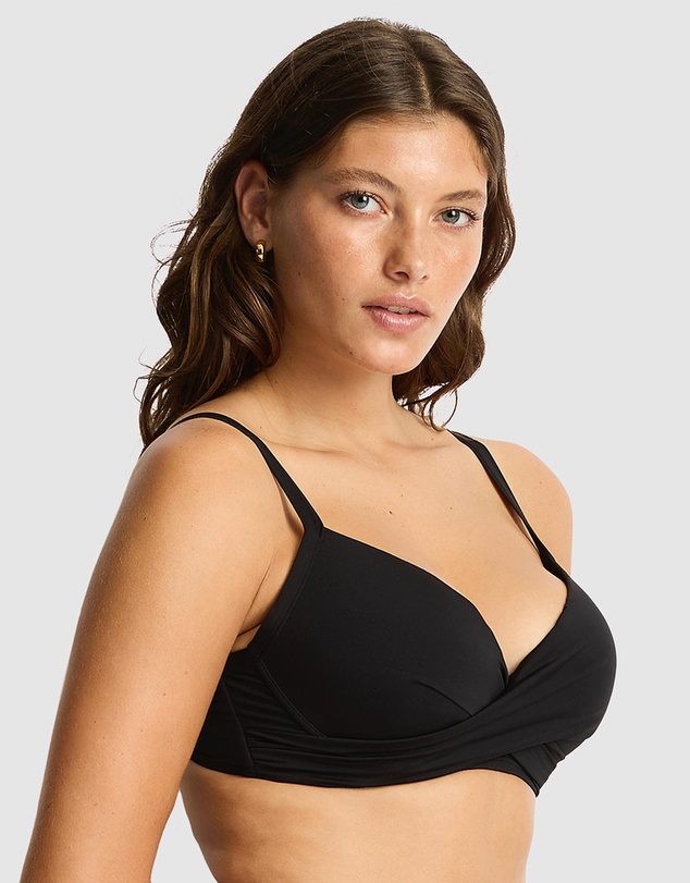 Sea Level Australia - Essentials Cross Front Moulded Underwire Bra