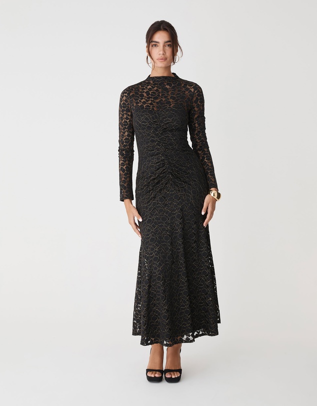 Forcast - Romy Lace Ruched Dress