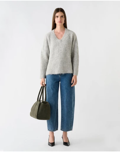Esmaee - Whisper V-Neck Sweater