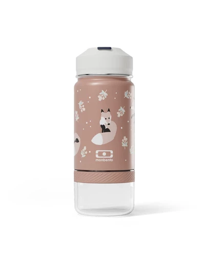 Monbento - Monbento Twisty Kids Water Bottle with Snack Container- Fox