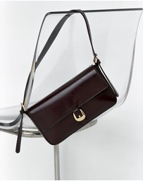 Morgan & Taylor - Faith Shoulder Handbag in Chocolate Brown