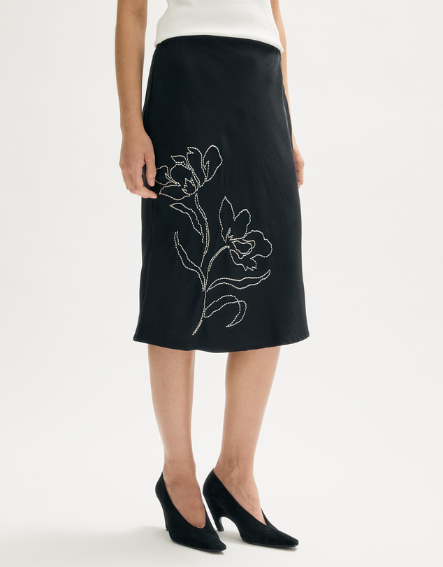 Minima Esenciales - Amelie Beaded Midi Skirt